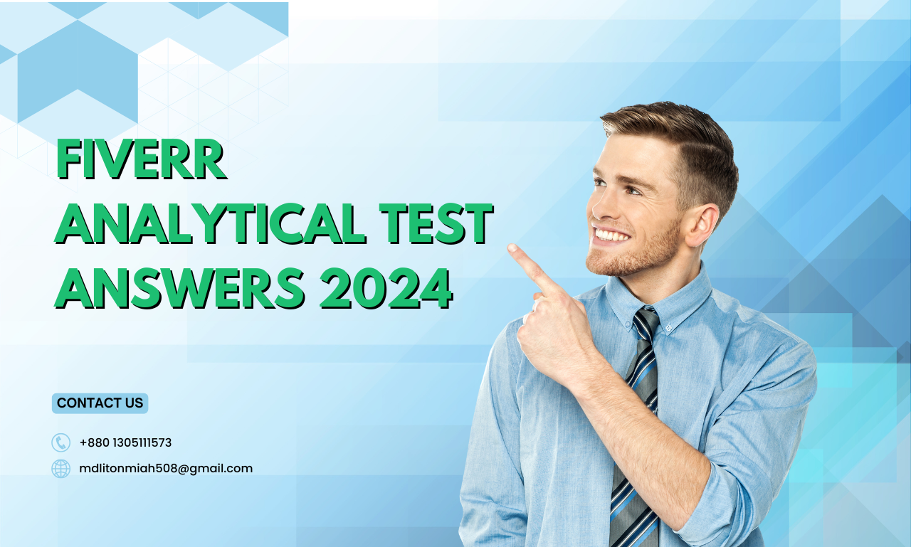 Fiverr Analytical Test Answers 2024